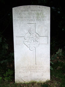 Private George William Bennett. 47612. 