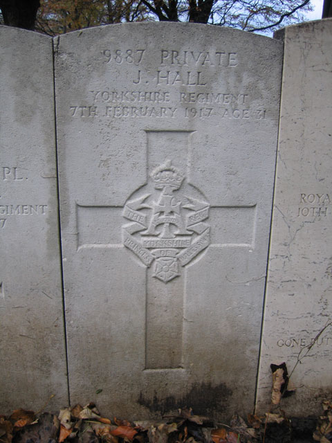 Private John Hall, 9887