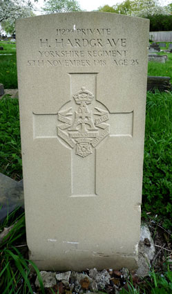 Private Herbert Hardgrave, 11299. 