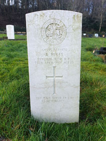 Private Albert Hirst, 64593.