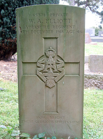 Private William A Elliott. 65378.