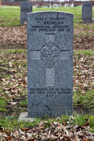 Private Thomas Radigan. 12205