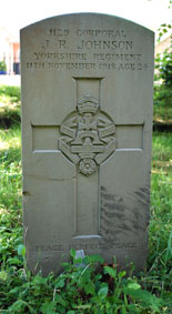 Corporal J R Johnson, 1129.