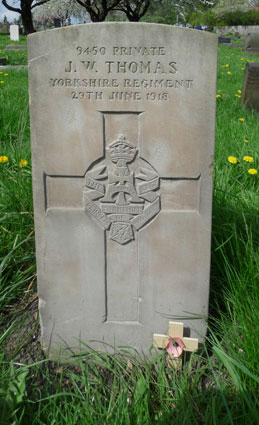 Private John William Thomas. 9450. 