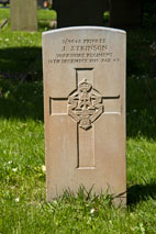 Private John Atkinson. 319648. 15th Battalion Yorkshire Regiment. Husband of M. A. Cummings (formerly Atkinson), of 6, Newway Ghaut, Church St., Whitby. Died at home 11 December 1919. Aged 63