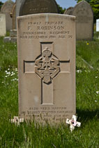 Private Frank Robinson. 19417.