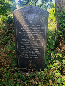 2nd Lieutenant Horace Acomb.