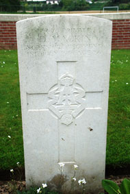 Private Daniel Mackin. 12476. 