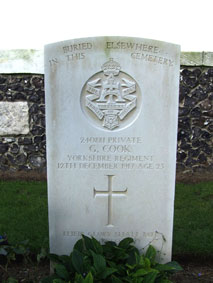 Private George Cook, 240881.