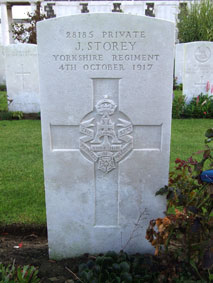 Private John Storey, 28185. 
