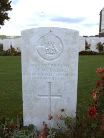 Private James William Todd. 245307.