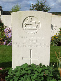 Corporal Ben Ward. 49882.