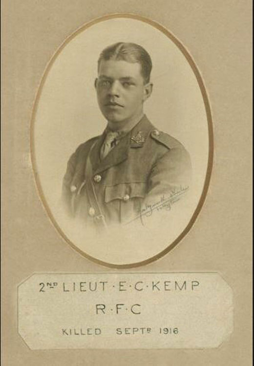 Photo of Ernest Charles Kemp from the Alleyn's School website