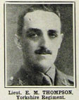 Lieutenant Edward Medforth THOMPSON 