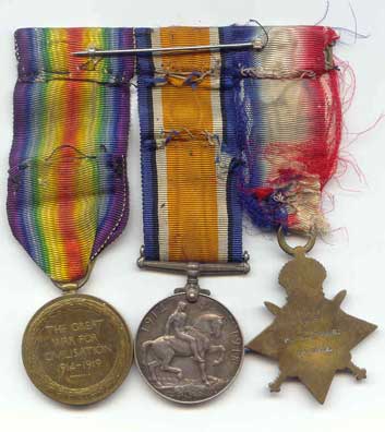 Sidney Young's service medals